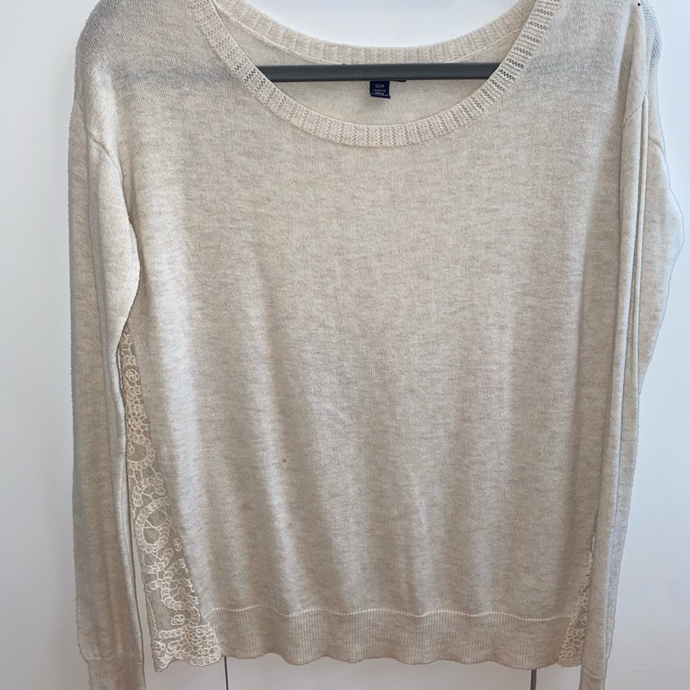 XS Cream Sweater - American Eagle